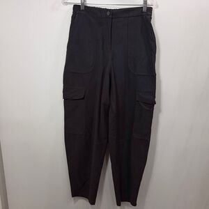 Lululemon Women’s Grey Light Ultitech Cargo Barrel Leg High rise pants size 28